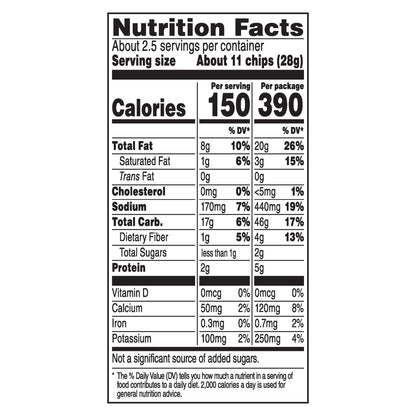 Doritos Tortilla Chips Nacho Cheese Flavored 2 5/8 Oz