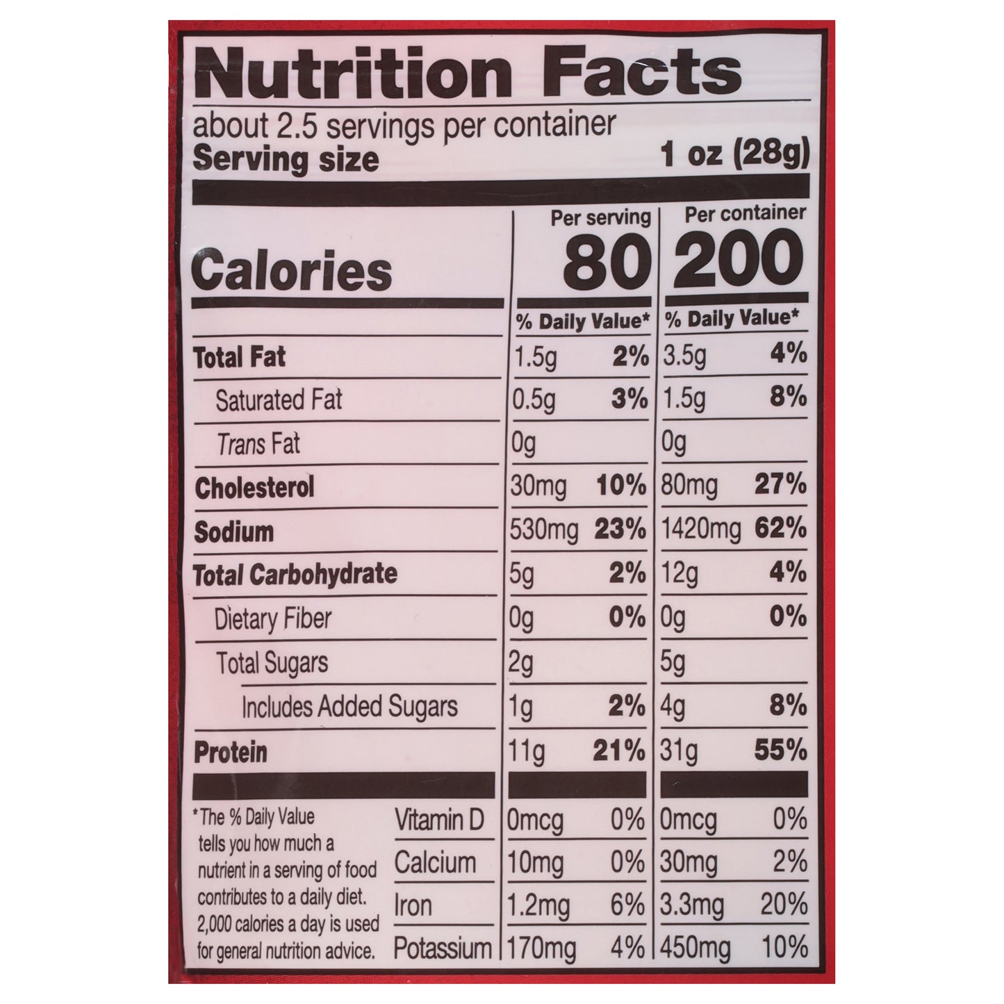 Jack Link's Doritos Nacho Cheese Beef Jerky 2.65 oz