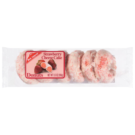 Bon Appetit Strawberry Cheese Cake Donuts 3.5 oz