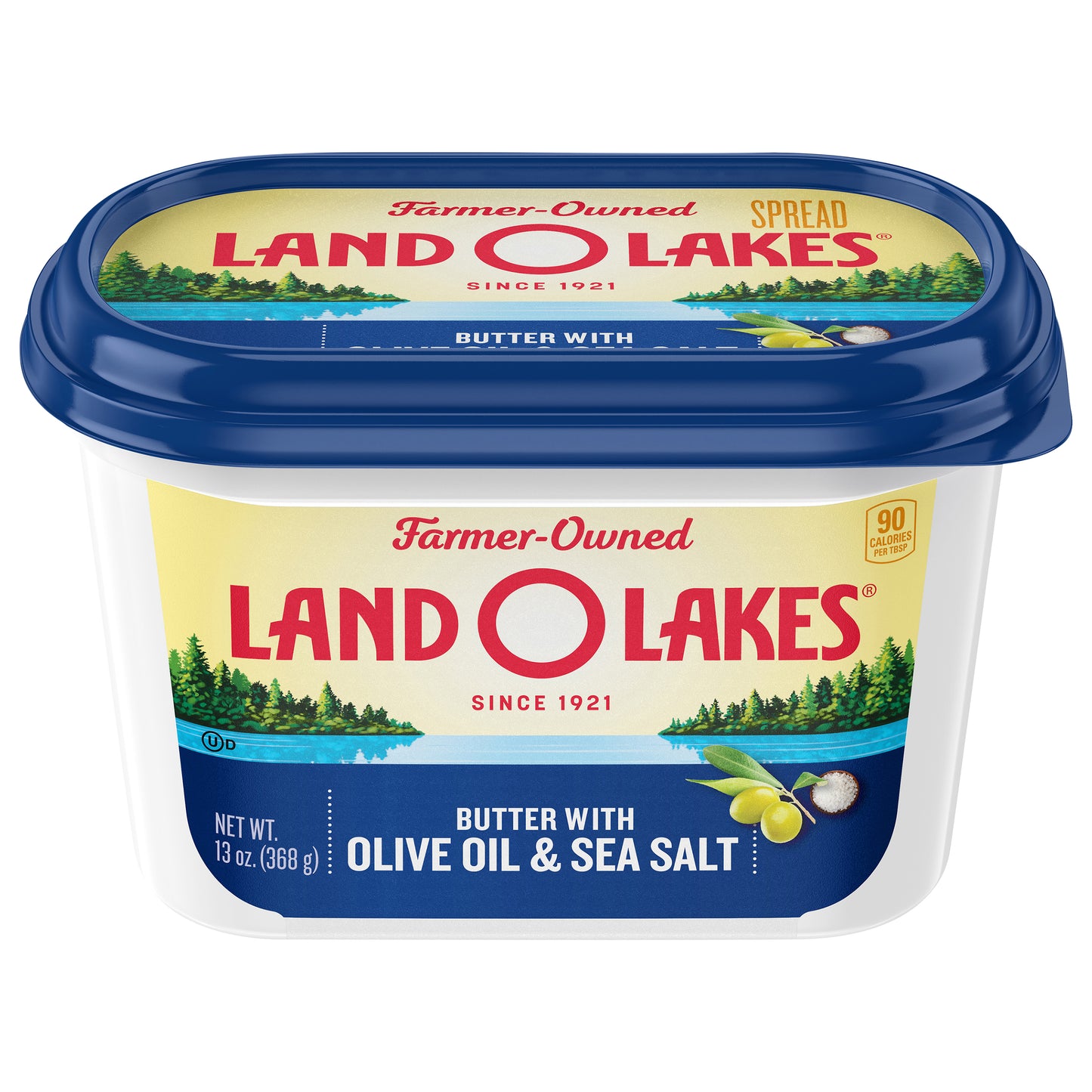 Land O Lakes Butter with Olive Oil and Sea Salt; 13 oz Tub