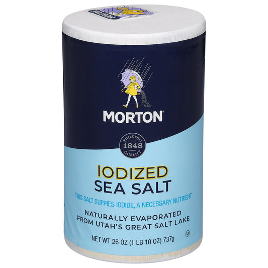 Morton Iodized Sea Salt 26 oz
