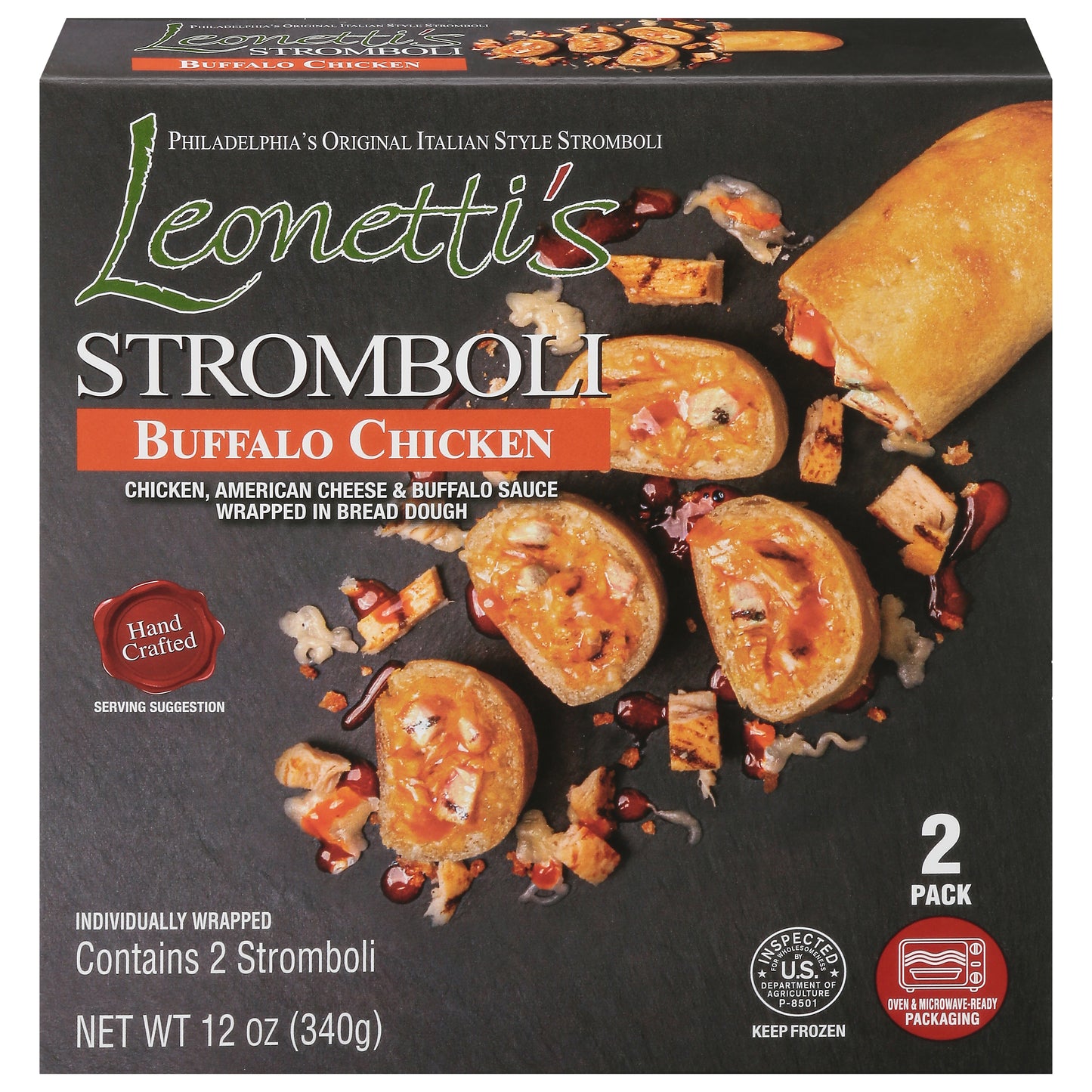 Leonetti's Buffalo Chicken Stromboli 2 ea