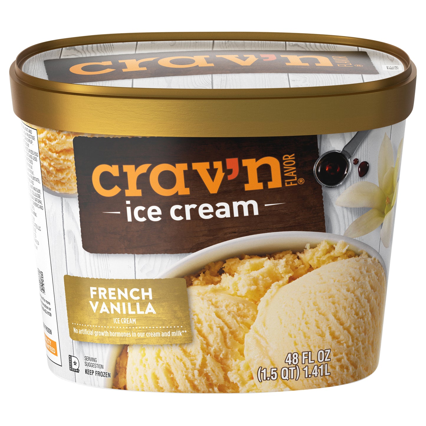Crav'n Flavor French Vanilla Ice Cream 48 fl oz