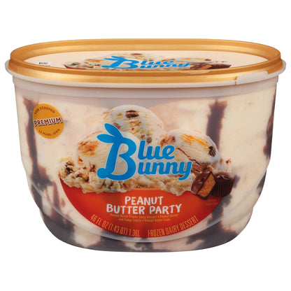 Blue Bunny Peanut Butter Party Frozen Dessert, 46 fl oz