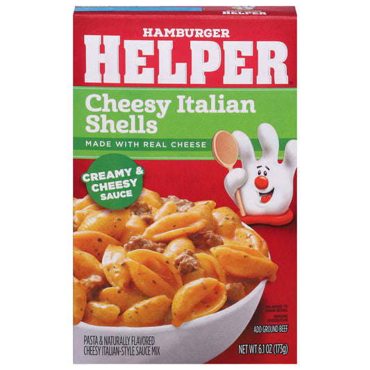 Hamburger Helper Cheesy Italian Shells Pasta & Sauce Mix 6.1 oz