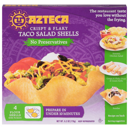 Azteca Taco Salad Shells 4 ea