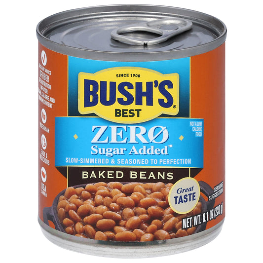 Bush's Best Zero Sugar Added Baked Beans 8.1 oz