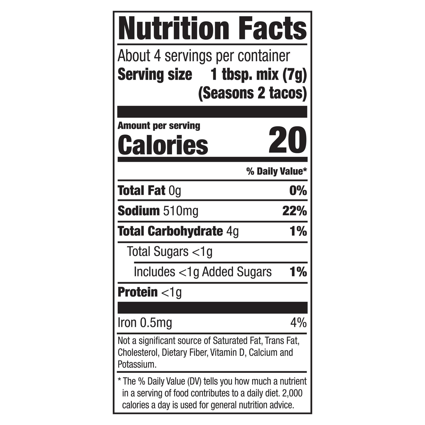 McCormick Taco Seasoning Mix – Mexican Style Street Corn, 1 oz