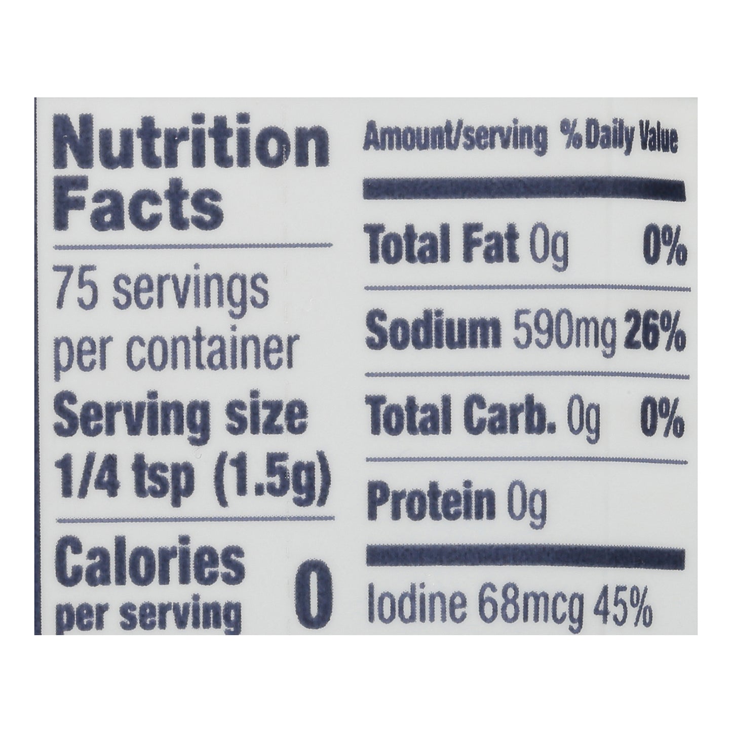 Morton Iodized Salt & Black Pepper 1 ea