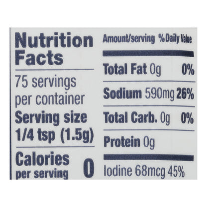 Morton Iodized Salt & Black Pepper 1 ea