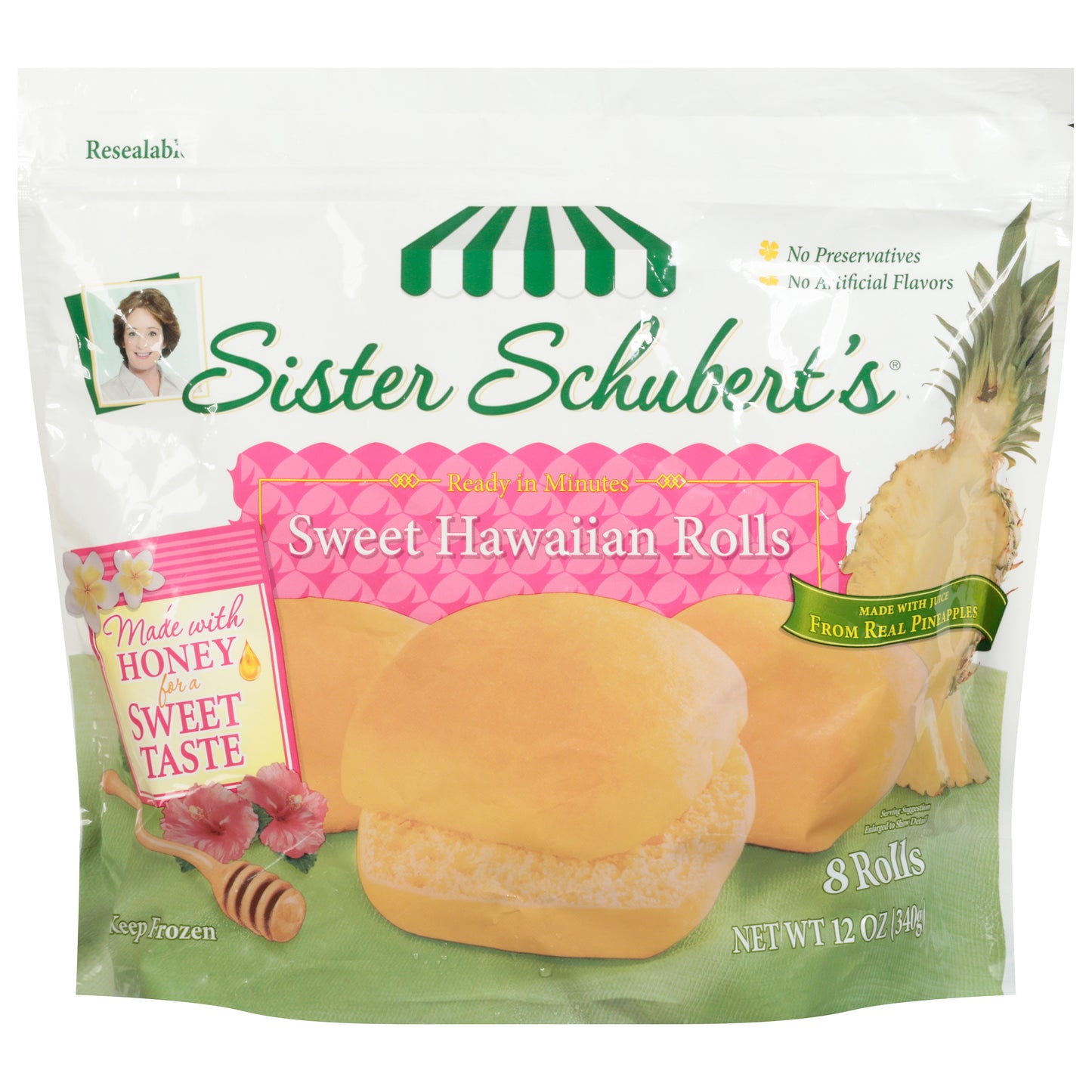 Sister Schubert's Sweet Hawaiian Rolls 8 ea