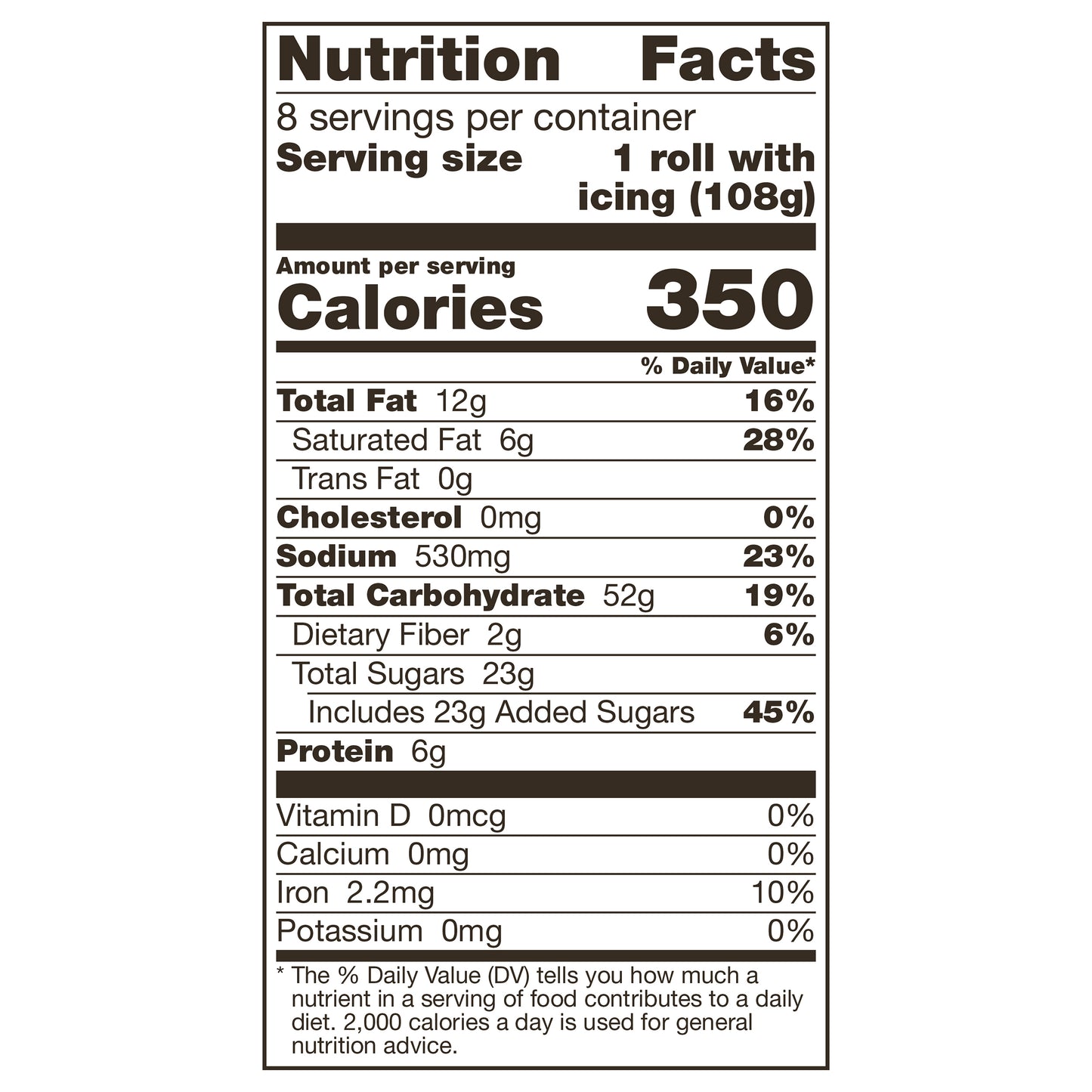 Pillsbury Grands! Cinnamon Rolls with Original Icing, Frozen Dough, 8 Ct, 30.5 oz