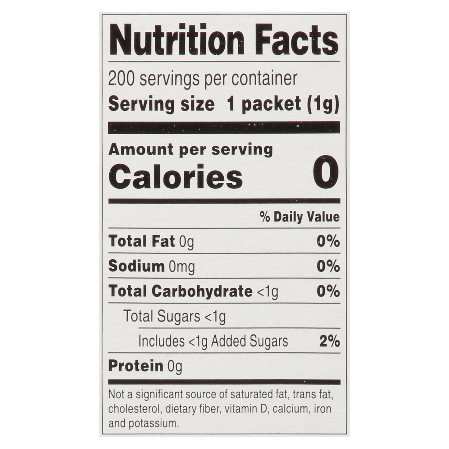 Food Club with Sucralose No Calorie Sweetener 200 ea