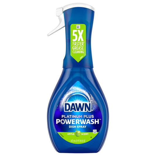Dawn Powerwash Apple Dish Spray, Liquid Dish Soap Starter Kit, 16 Fl Oz