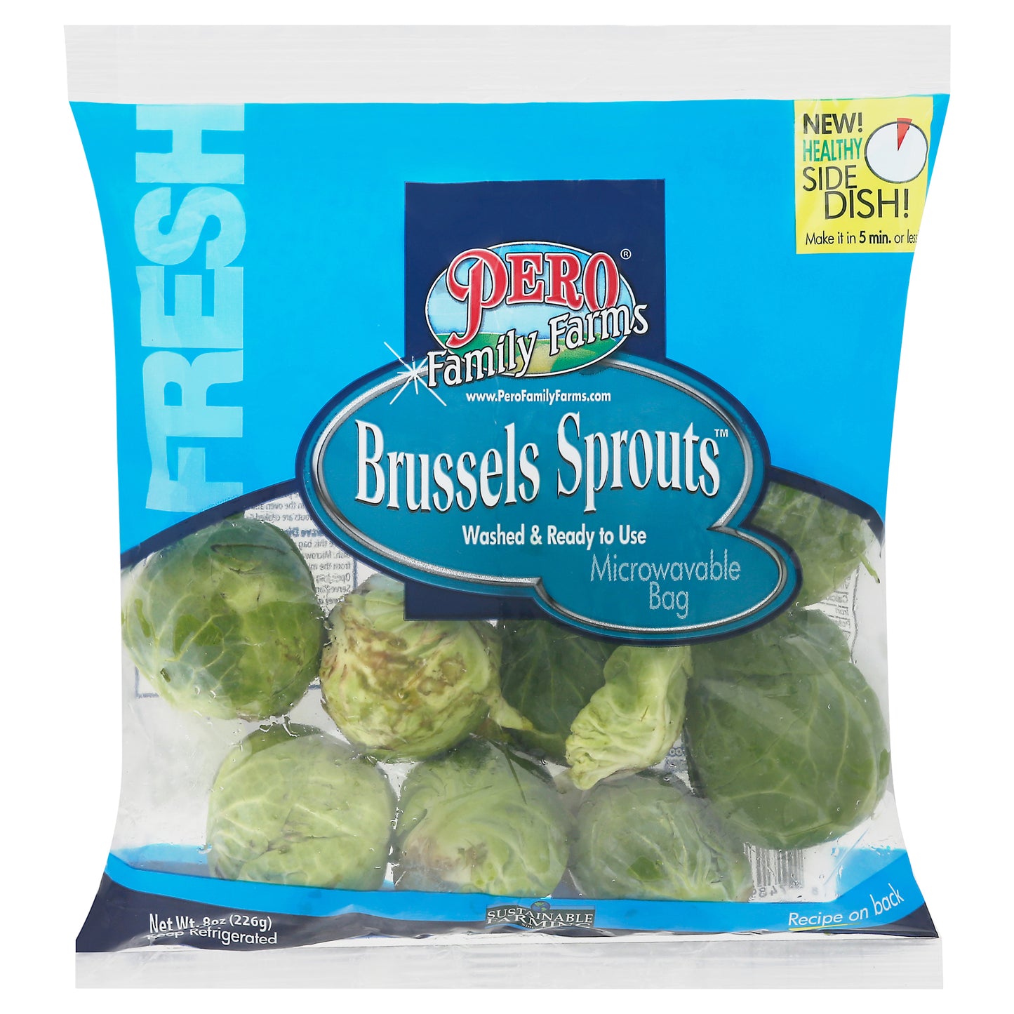 Pero Family Farms Brussels Sprouts 8 oz