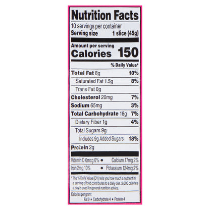 Sweet P's Bake Shop Sliced Chocolate Marble Creme Cake 16 oz