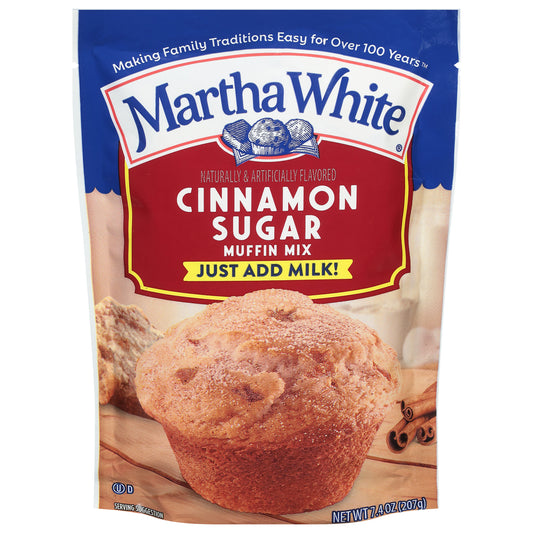 Martha White Cinnamon Sugar Muffin Mix 7.4 oz