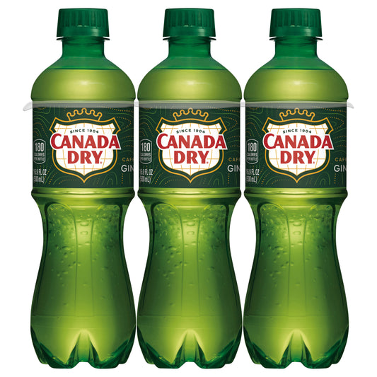 Canada Dry Ginger Ale Soda, .5 L bottles, 6 pack
