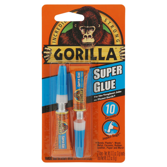 Gorilla Super Glue 2 - 0.11 oz Tubes