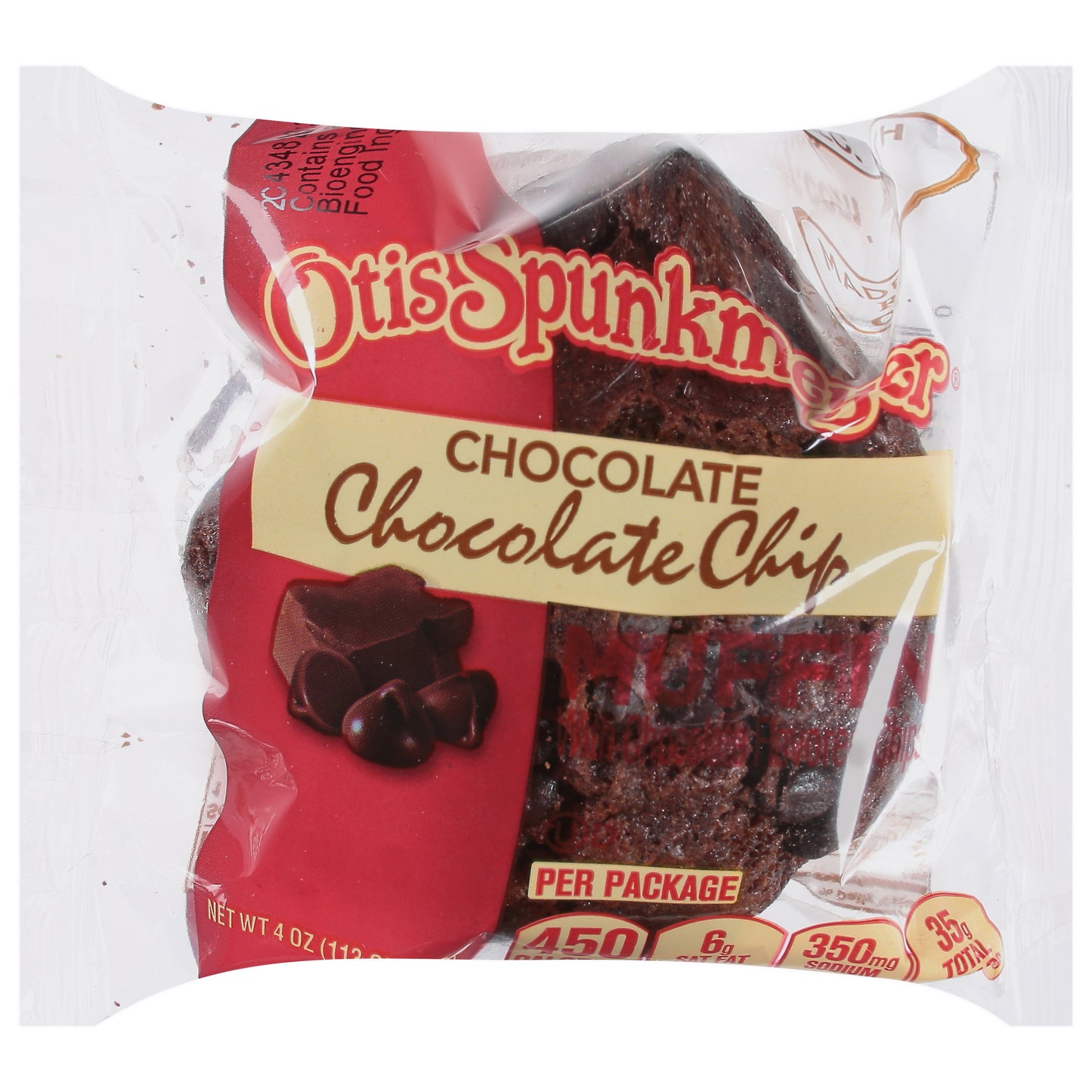 Otis Spunkmeyer Chocolate Chocolate Chip Muffin 4 oz
