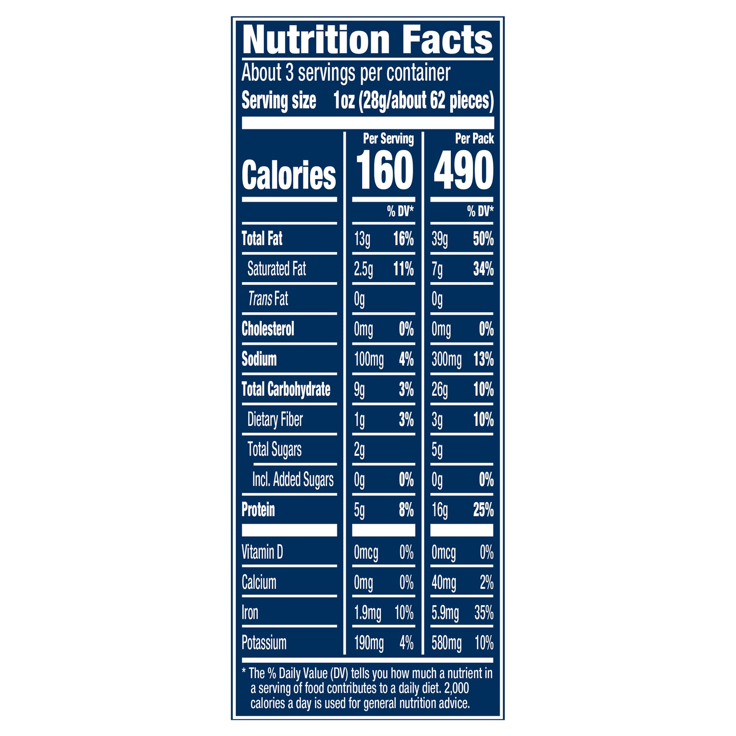 Planters Salted Cashews 3 oz