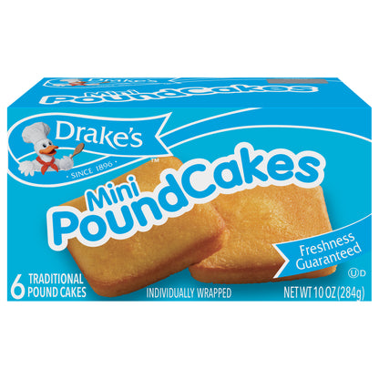 Cakes, Drake's Family Pack Mini Pound Cakes