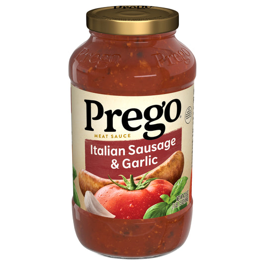 Prego Italian Sausage & Garlic Meat Sauce 23.5 oz