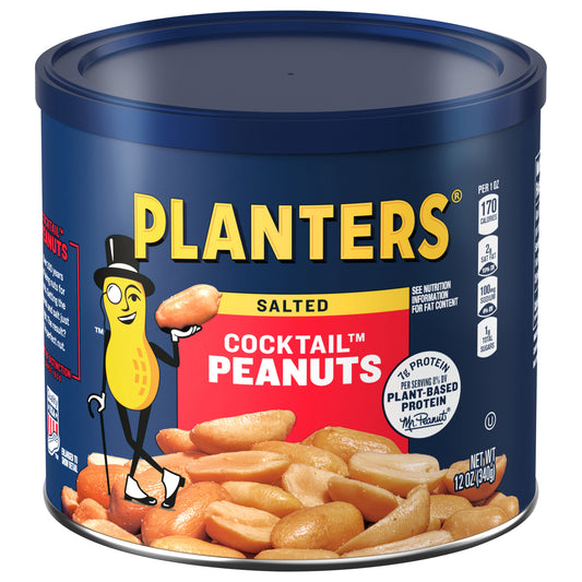 Planters Salted Cocktail Peanuts 12 oz