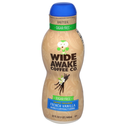 Wide Awake Coffee Co. Sugar Free French Vanilla Coffee Creamer 32 fl oz
