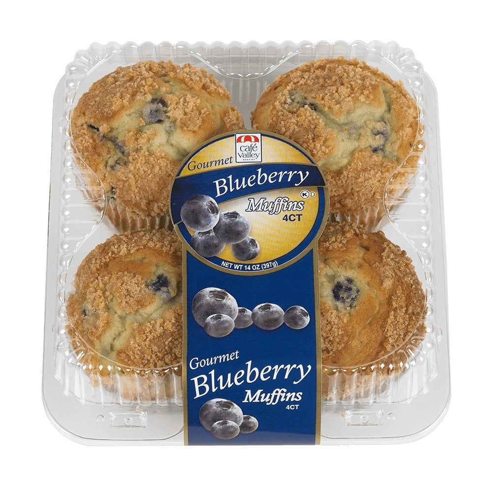 Cafe Valley Bakery Cv Blueberry Muffins