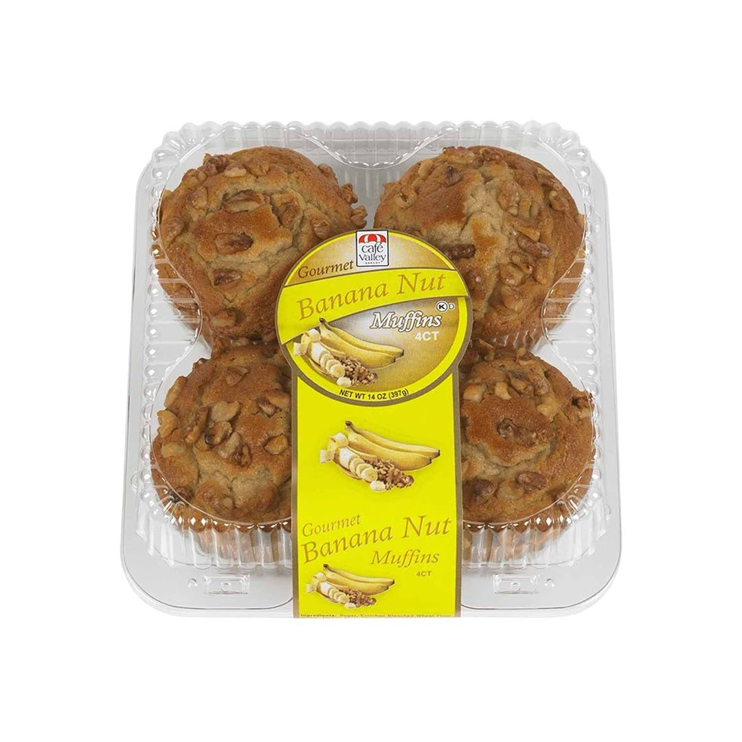 Cafe Valley Bakery Banana Nut Muffins