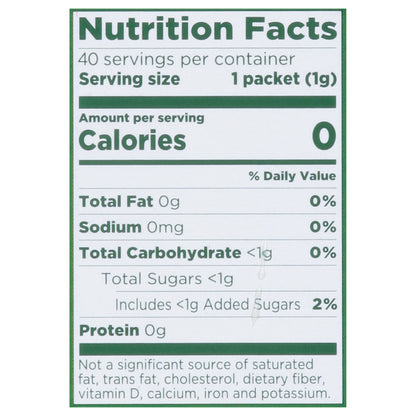 Pure Via Stevia 40 Packets
