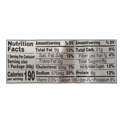 LunchMakers Chicken & American with Crackers Cracker Crunchers 2.44 oz
