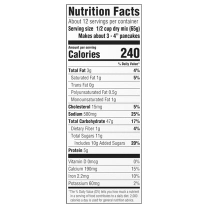 Food Club Complete Blueberry Pancake & Waffle Mix 28 oz