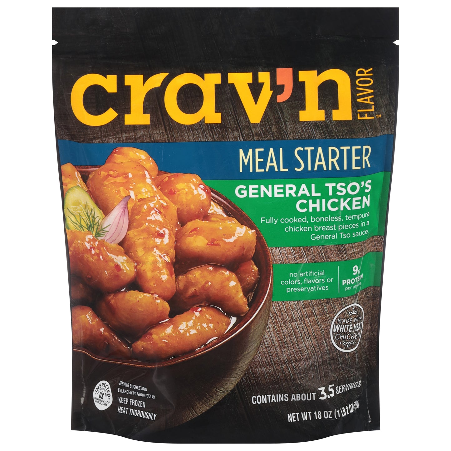 Crav'n Flavor General Tso's Chicken Meal Starter 18 oz
