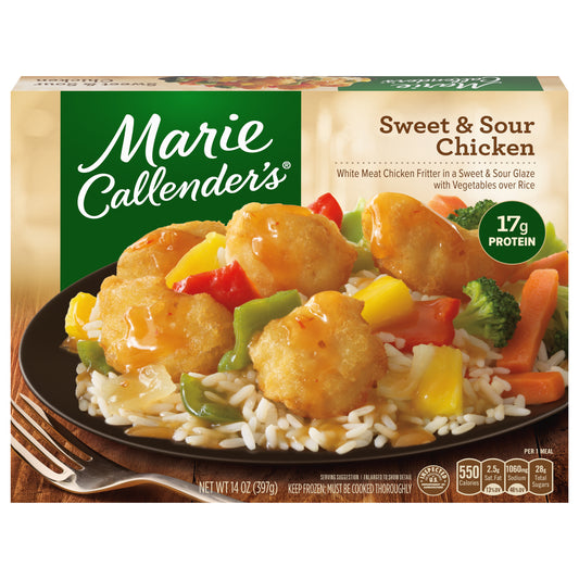 Marie Callender's Frozen Dinner, Sweet & Sour Chicken, 14 Ounce