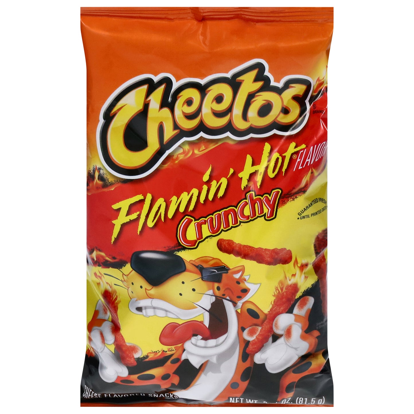 Cheetos Crunchy Flamin' Hot Flavored Cheese Flavored Snacks 2.875 oz