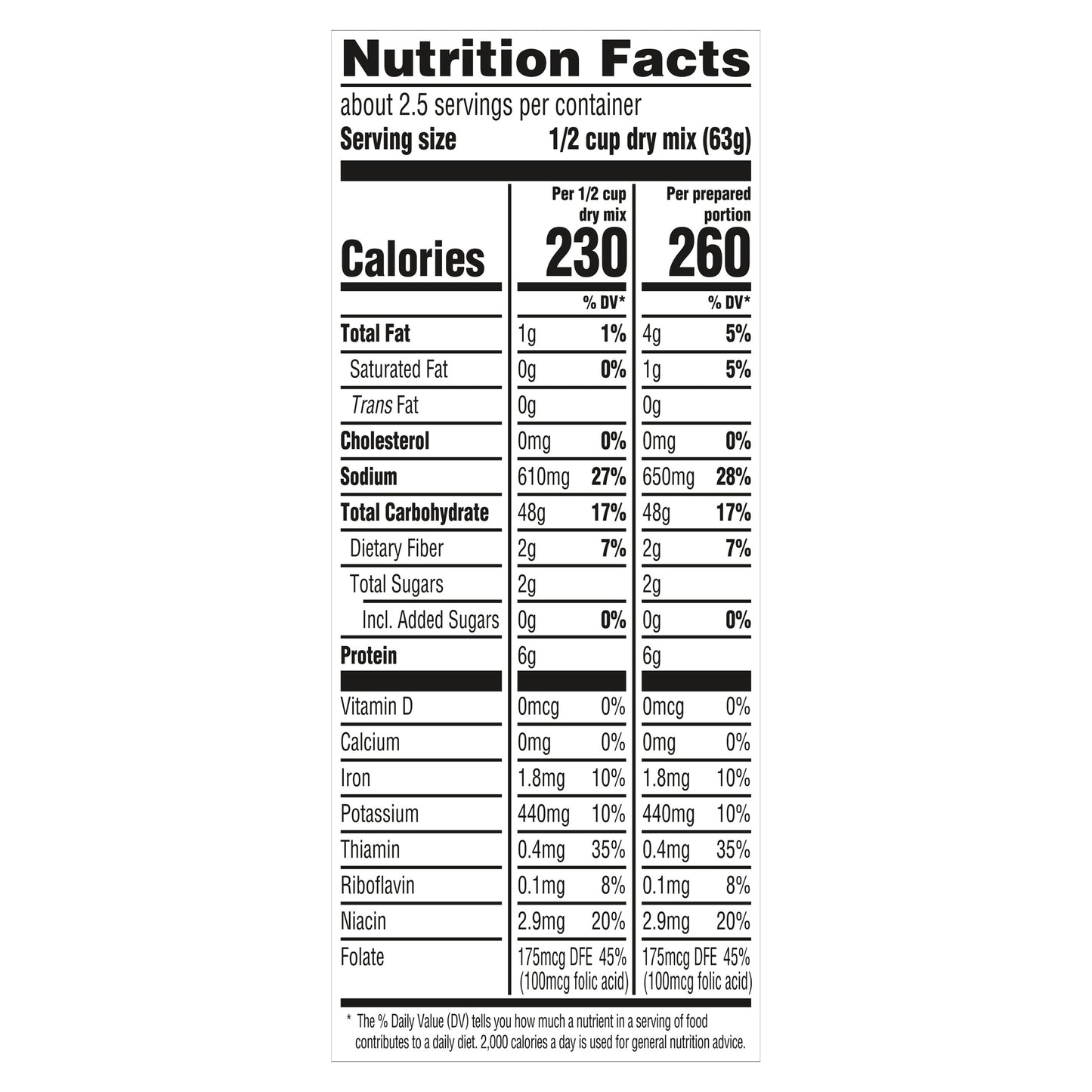 Knorr Mushroom Long Grain Rice and Vermicelli Pasta Blend Rice Sides