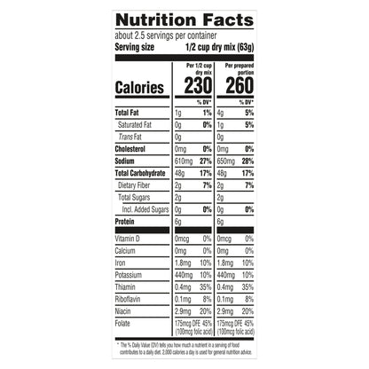 Knorr Mushroom Long Grain Rice and Vermicelli Pasta Blend Rice Sides