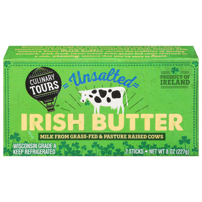 Culinary Tours Unsalted Irish Butter 2 ea