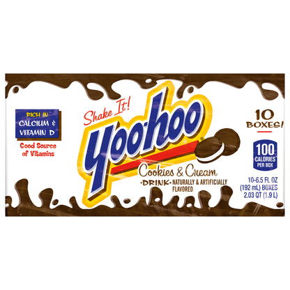 Yoo-hoo Cookies & Cream Drink 10 - 6.5 fl oz Boxes