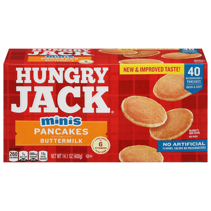Hungry Jack Minis Buttermilk Pancakes 40 ea