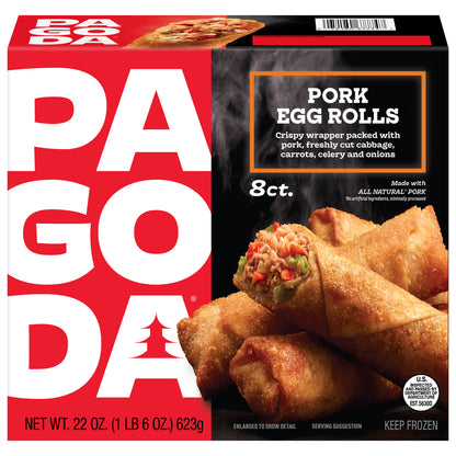 Pagoda Pork Egg Rolls 22 oz