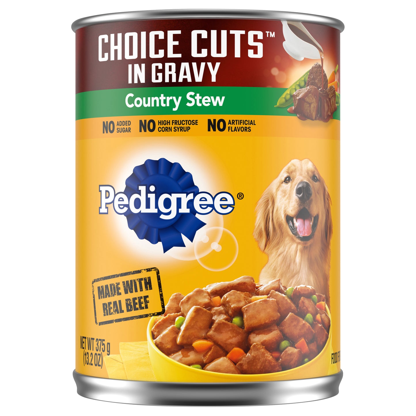 PEDIGREE FOOD FOR DOGS, COUNTRY STEW, CHOICE CUTS IN GRAVY 13.2 OZ