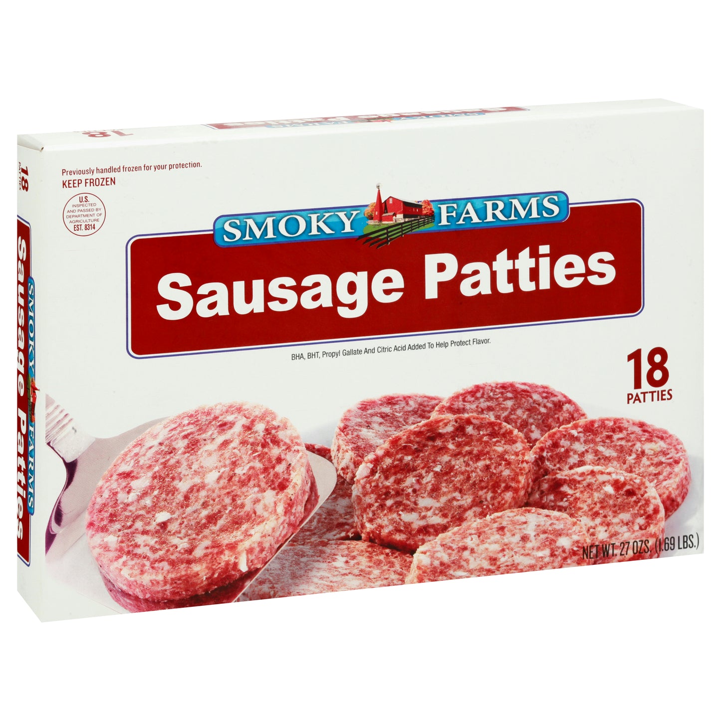 Smoky Farms Sausage Patties 18 ea