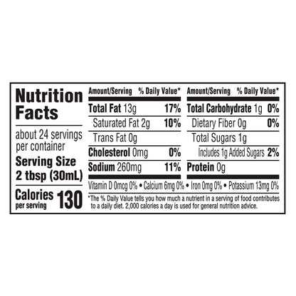 Hidden Valley Original Ranch Condiment and Dressing, 24 Fluid Ounces Each, Pack of 2