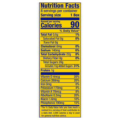 Yoo-hoo Strawberry Drink, 6.5 fl oz boxes, 8 pack