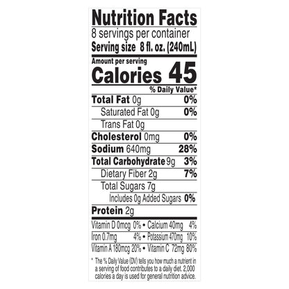 V8 Original 100% Vegetable Juice 64 fl oz