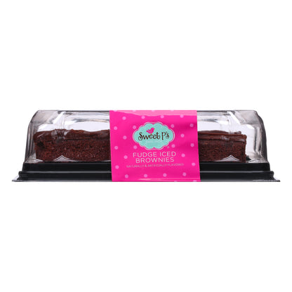 Sweet P's Bake Shop Fudge Iced Brownies 13 oz