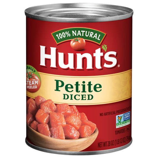 Hunt's Petite Diced Tomatoes, 28 oz